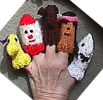 Indian finger Puppets